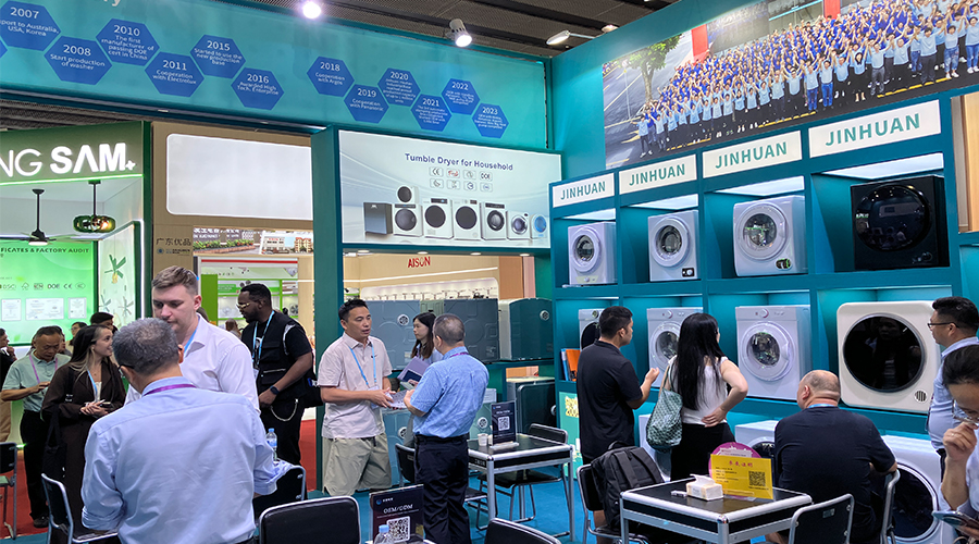 廣交會(huì)新老朋友齊聚，金環(huán)電器展位人氣旺