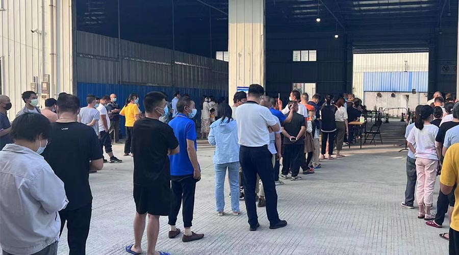 支援防疫是責任！金環(huán)電器助力鶴山核酸檢測