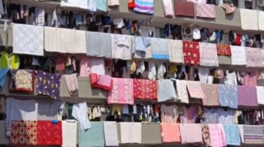 學(xué)?，F(xiàn)曬被大場面！滾筒衣服烘干機即烘即干大件棉被 便捷好用