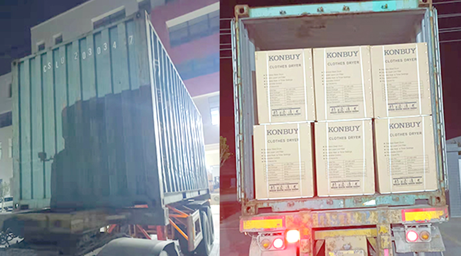 國(guó)內(nèi)外市場(chǎng)“兩開花”！康標(biāo)滾筒干衣機(jī)出貨到國(guó)外