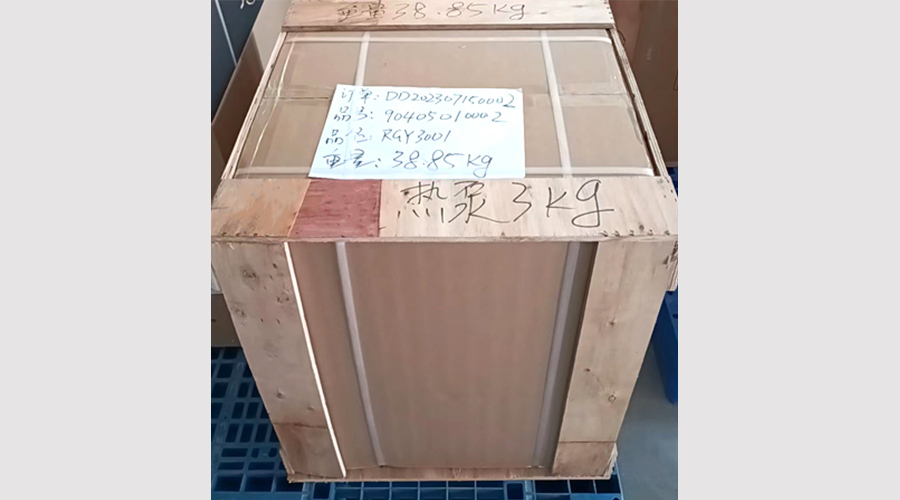 吸引客戶關注！金環(huán)電器熱泵滾筒干衣機小樣出貨國外