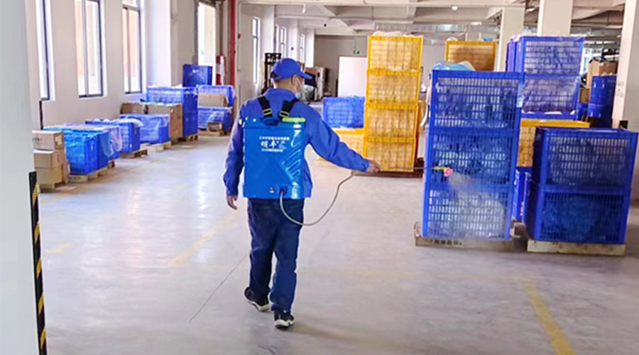 健康和安全放首位！金環(huán)電器全面開(kāi)展工廠除菌工作