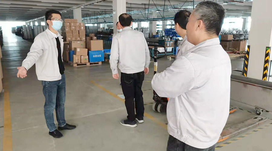 查隱患 防事故！金環(huán)電器領(lǐng)導(dǎo)開(kāi)展節(jié)前安全檢查